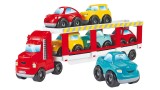 Abrick Car Transport W/vehicles (7 Pcs) (3289)