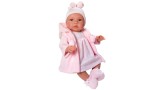Papusa Asi Leonora Doll With Rose Warm Coat 46cm
