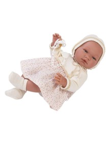 Asi Maria Doll In Dress With Small Flowers, 43cm 