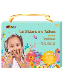 Avenir Nail Stickers And Tattoos Flower (58na218207) 