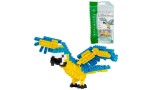 Bandai Nanoblock Animal Perroquet Bleu Et Jaune Building Block (nbc343)