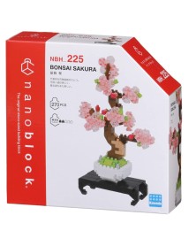 Bandai Nanoblock Object Pink Bonsai Building Block (nbc225) 