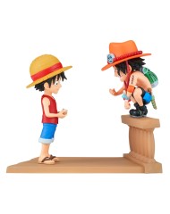 Banpresto Wcf Log Stories One Piece Luffy Ace 8...