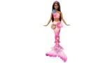 Papusa Barbie Blooming Magic Black Mermaid Doll (jdm73)