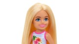 Papusa Barbie Club Chelsea Beach Doll With Flower Swimsuit (htk25)