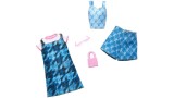 Barbie Fashion 2-pack Blue Denim Dress, Top, And Shorts, Pink Sunglasses And Purse (hrh45)
