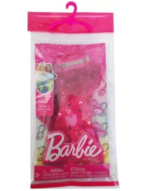 Barbie Fashion And Accessories Complete Look Red Hearts (hrh36) 