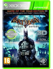 Batman Arkham Asylum Game Of The Year Edition Platinum Hits 