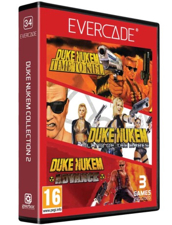 Joc Blaze Evercade Red Cart 34 Duke Nukem Collection 2