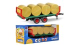 Bruder Bale Transport Trailer With 8 Round Bales (br2220)