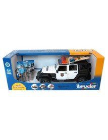 Bruder Jeep Wrangler Unlimited Rubicon Police Vehicle With Policeman (02526) 