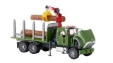  Bruder Mack Granite Timber Truck W/loading Crane (02824)