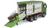 Bruder Scania Super 560r Cattle Transportation Truck With 1 Cattle (03548)