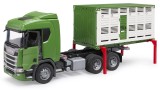 Bruder Scania Super 560r Cattle Transportation Truck With 1 Cattle (03548)