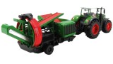  Burago Tractor W/cultivator Fendt 1050 Vario 10cm Green (141507)