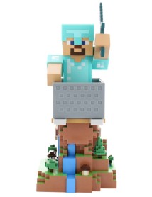 Cable Guys Minecraft Steve In Diamond Armour R.e.s.t 