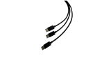 Cablu Dublu Steelplay De Incarcare Pentru Controllere (negru) - Ps5