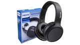 Casti Philips Audio With Microphone Black (tah5205)