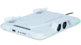  Charging Station With Fan Rgb Usb Hub Fan White Slim Nacon pentru PS5
