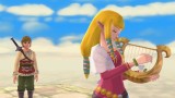 Consola Nintendo Switch Oled Rosu /Albastru + Brain Training + Zelda Skyward Sword + Joy-Con Zelda SS