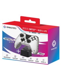 Controller Oniverse Astralite Wireless Smoked White & Charging Station - Nintendo Switch 