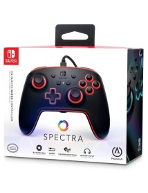 Controller Powera Enhanced Wired Spectra Black - Nintendo Switch 