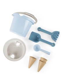 Dantoy - Bucket Set W. Ice Cream Cones - Blue (4802) 