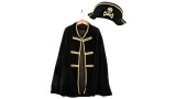  Den Goda Fen Pirate Cape & Hat 98-128 CM (f7585)