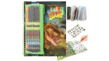  Dino World Colouring Book With Coloured Pencils (412746)