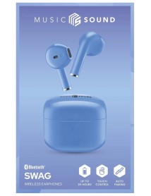 Earphones Ms Swag Tws Bt Light Purple 