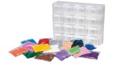  Hama Beads Large Storage Box & MIDI Beads & 16 Compartments