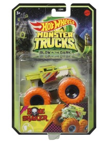 Hot Wheels Monster Trucks Glow In The Dark - Bone Shaker (hcb55) 