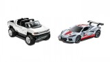 Hot Wheels Pull-back Speeders Gmc Hummer Ev Corvette C8.r (hpr94)