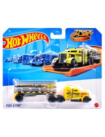Hot Wheels Track Fleet Fuel Fire Truck (hyt59) 