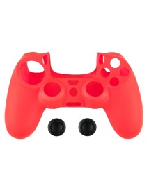 Husa Din Silicon Pentru Controller Si Thumb Grips Spartan Gear Rosu 