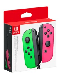 Joy Con Pair Neon Green Pink 