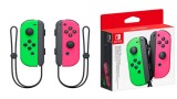 Joy Con Pair Neon Green Pink
