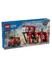 Lego City Fire Station With Fire Truck (60414) 