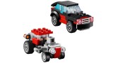 Joc Lego Creator Flatbed Truck With Helicopter (31146)