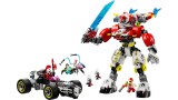 Lego Dreamzzz Cooper's Tiger Mech & Zero's Hot Rod Car (71497)
