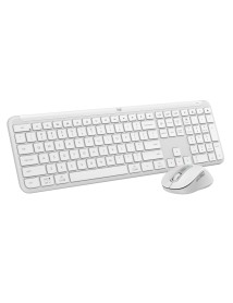 Logitech Signature Slim Wireless Keyboard & Mouse Combo Mk950 Off-white (nordic) 