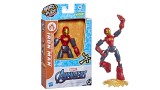 Figurina Statueta Marvel Avengers Bend And Flex Mission Iron Man 10cm