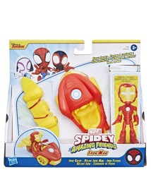 Masina Marvel Spidey And His Amazing Friends Iron Man Iron Racer (f7458) 