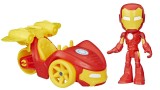  Masina Marvel Spidey And His Amazing Friends Iron Man Iron Racer (f7458)