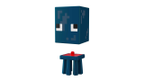 Figurina Statueta Mattel Minecraft Mob Head Minis Squid Hdv87