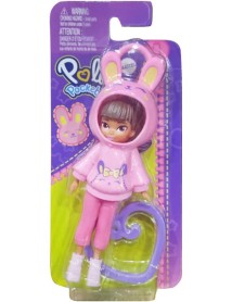 Mattel Polly Pocket: Friend Clips Doll With Hoodie Bunny (hrd63) 