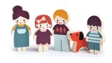 Figurina Joc Mentari Dollhouse Family With Dog Mt7651