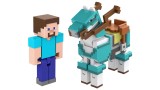Figurina Joc Minecraft Armored Horse And Steve 10cm