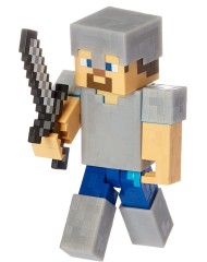 Minecraft Iron Armor Steve 12cm