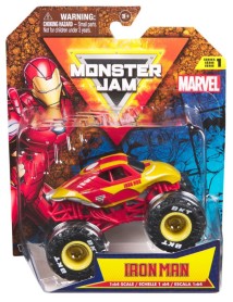 Monster Jam 1:64 Marvel Single Pack Iron Man (6071332) 